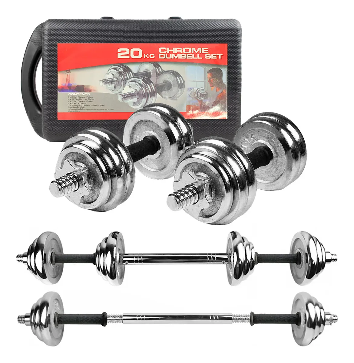 Mancuernas ajustables de selector